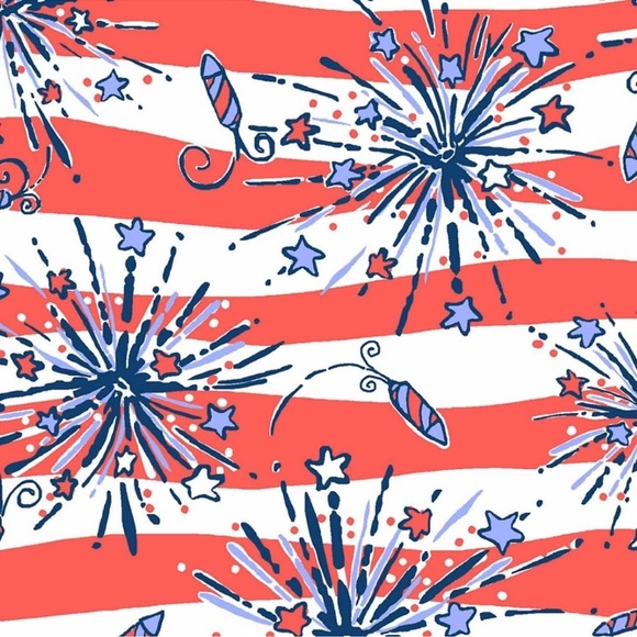 Lilly Pulitzer ‘She’s A Firecracker’ Glow in the Dark Shorts Shorts